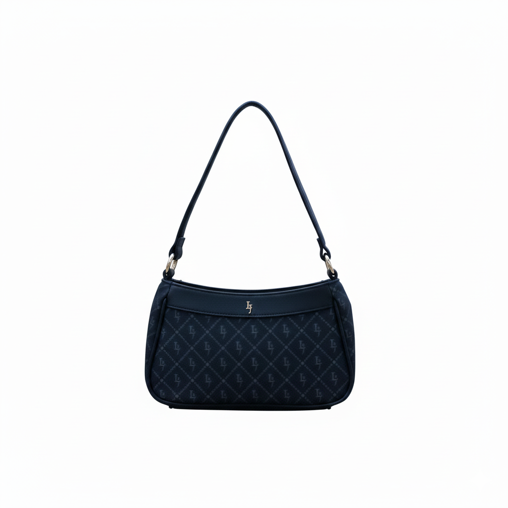Laura Jones Black Signature Bag