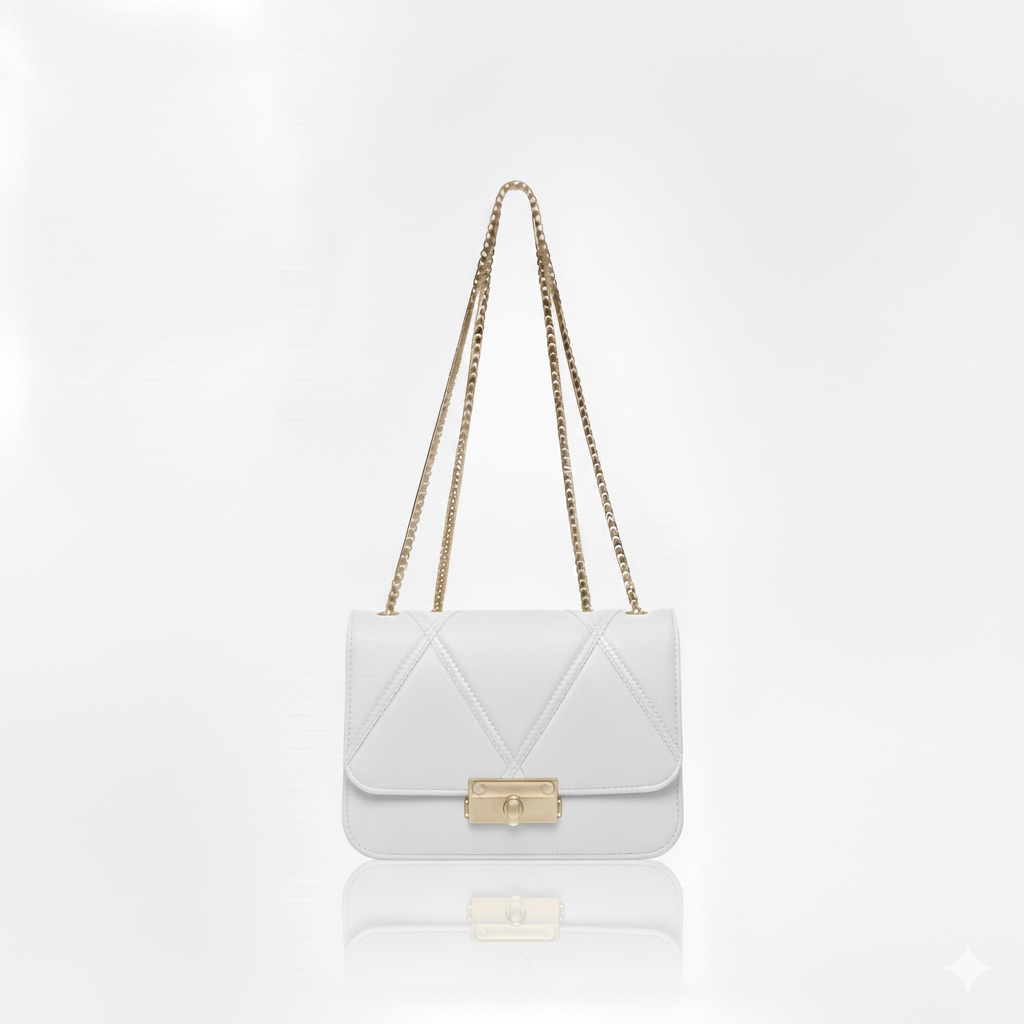 White Signature Bag